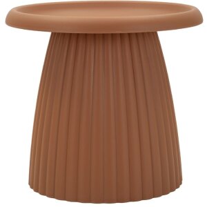 Боковой стол Mauro Ferretti Geax красный Ø50x45 см