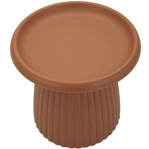 Боковой стол Mauro Ferretti Geax красный Ø50x45 см