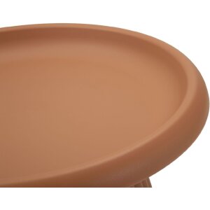 Боковой стол Mauro Ferretti Geax красный Ø50x45 см