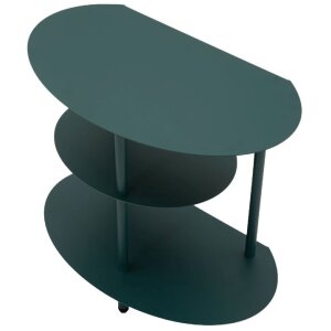 Ночная тумбочка Mauro Ferretti Saturn Ottanio, металл, бледно-зеленый