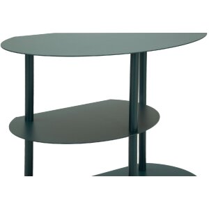 Ночная тумбочка Mauro Ferretti Saturn Ottanio, металл, бледно-зеленый