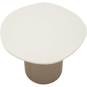 Столик боковой Mauro Ferretti Frankfurt Marble, серый/белый