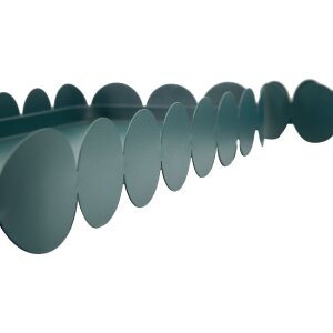 Набор тарелок Mauro Ferretti Saturno Ottanio, 2 шт., металлические, прямоугольные