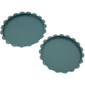 Набор подносов Mauro Ferretti Saturno Ottanio, Ø33/27,5 см, металл