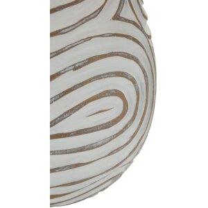 Настольная лампа Mauro Ferretti Oblix Ø35x55 см, полиуретан, железо, ткань