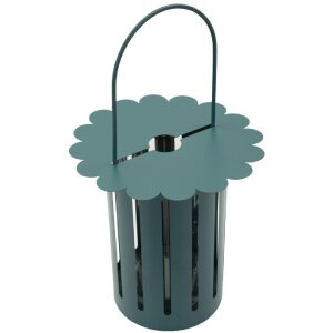 Лампа Mauro Ferretti Saturno Ottanio Ø24x43 см, металл, стекло