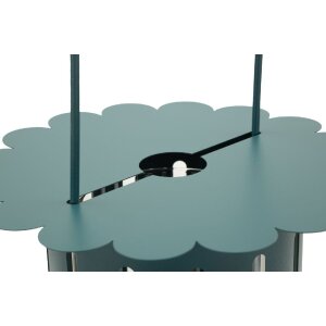 Лампа Mauro Ferretti Saturno Ottanio Ø24x43 см, металл, стекло