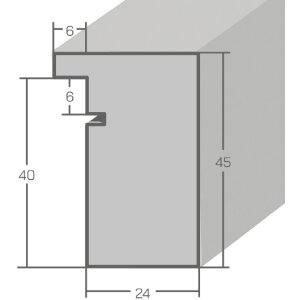 Фоторамка MendeFrames из массива дерева H970 черная с текстурой 60x80 см, антирефлекционное стекло