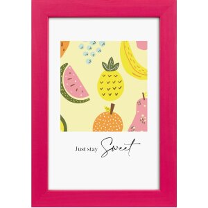 Фоторамка Goldbuch Lunaro — деревянная с плоским профилем, 3 размера, стекло