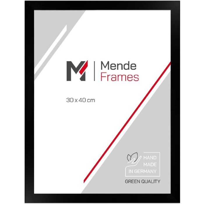 Фоторамка MendeFrames из дерева 960 черная 50x70 см с стеклом