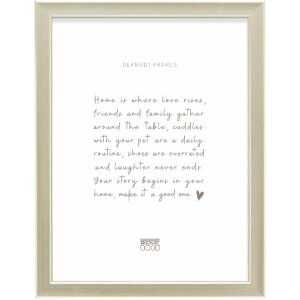 Фоторамка Deknudt S244 из полистирола с деревянной текстурой и прозрачным стеклом