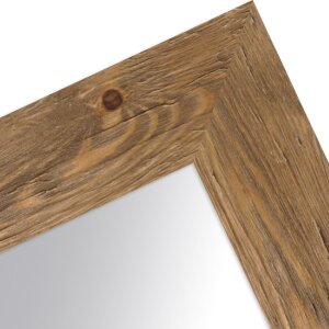 Зеркало MendeFrames H780 в стиле «пляжный дом» 30x45 см, орех