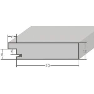Фоторамка MendeFrames из дуба 70x100 см с прозрачным стеклом
