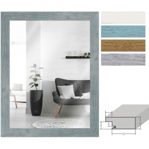 Зеркало MendeFrames H750 в стиле дома у моря из массива...