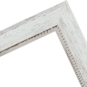 Фоторамка MendeFrames H690 винтажная 20x60 см белая с музейным стеклом