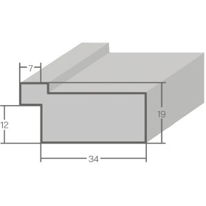 Винтажное настенное зеркало MendeFrames H690, массив дерева, 2 цвета, 20x20–70x100 см