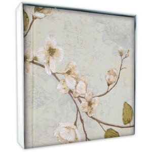 ZEP Fotoalbum Jardin creme 24x24 cm 40 Seiten mit Pergamin-Einlage