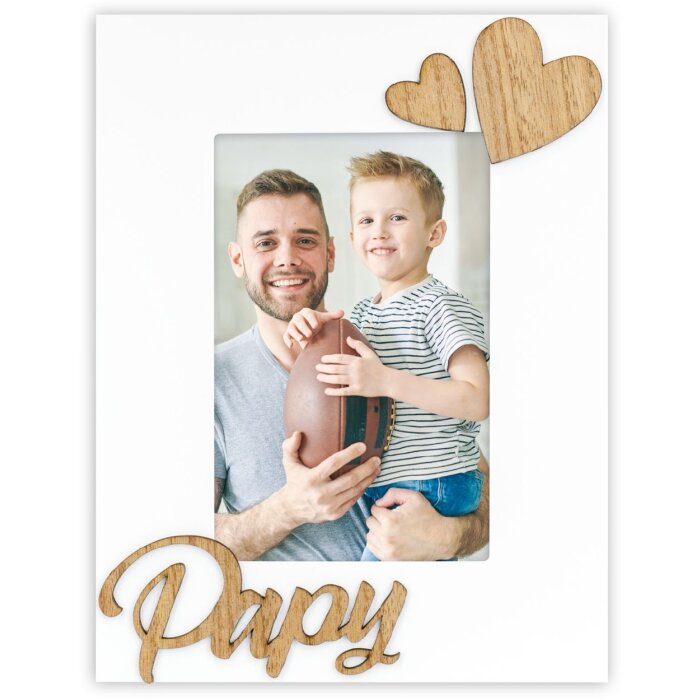 Фоторамка ZEP Papy 10x15 см, белая, вертикальный формат