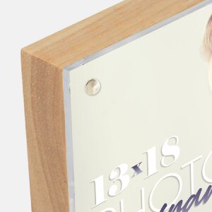 Фоторамка ZEP Акрил-портрет Clark натурально — магнитный замок, 3 размера