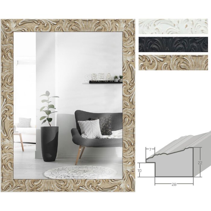 Фоторамка Barock H650 из массивного дерева — все цвета и размеры