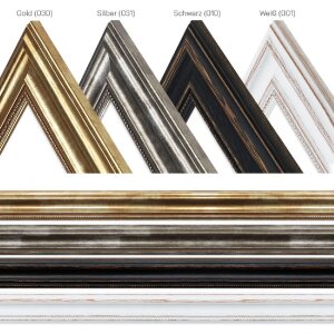 Фоторамка MendeFrames H550 антик серебро 30x90 см с искусственным стеклом