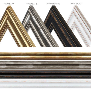 Фоторамка MendeFrames H550 антик-серебро 59,4x84,1 см музейное стекло