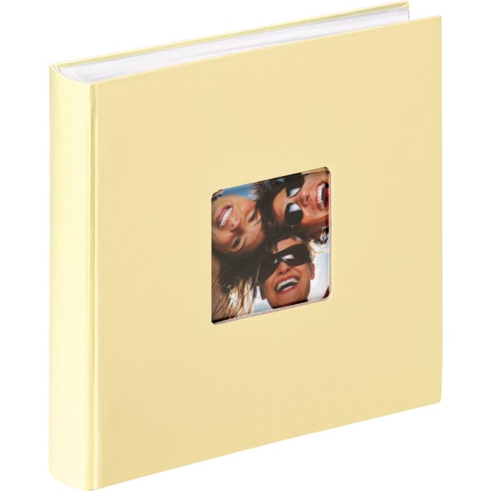 Walther Jumbo Fotoalbum FUN creme 30x30 cm 100 weiße Seiten für 600 Fotos