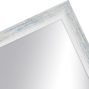 Синее настенное зеркало MendeFrames H490, 25x38 см