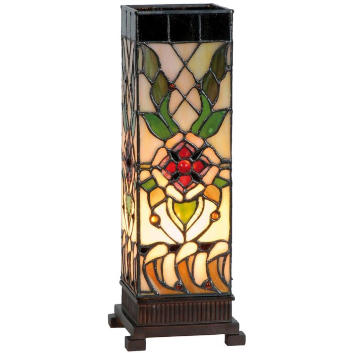 Световая колонна Тиффани 5LL-9234 разноцветная 12,5x35 см