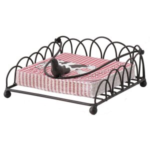 Держатель для салфеток - 20x20x9 см коричневый