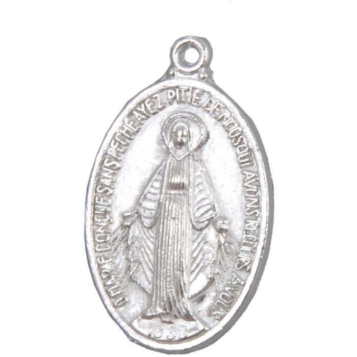 Декоративный нимб Clayre & Eef серебро 2x4 см с христианским мотивом