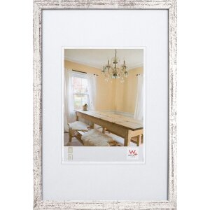 Walther Holzrahmen PEPPERS 40x50 cm silber Blockprofil...