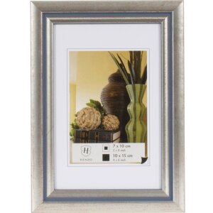 Деревянная рамка Henzo Artos 10x15 см серебряная...