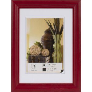 Деревянная фоторамка Henzo Artos 13x18 см красная с...