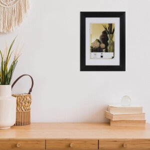 Рамка Henzo Artos wood 15x20 черная фоторамка