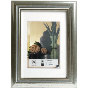 Деревянная рамка Henzo Artos 15x20 см серебро элегантный...