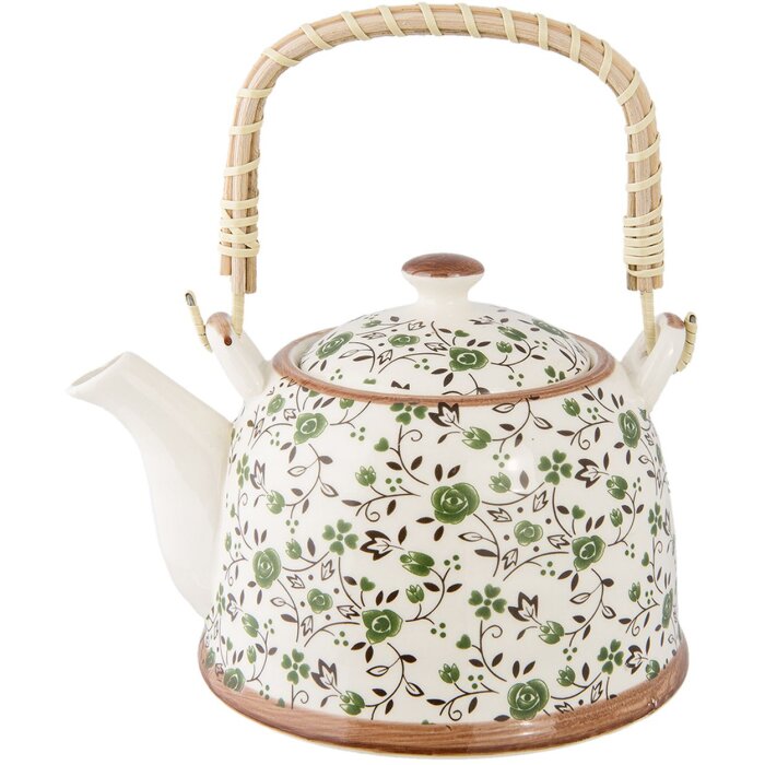 Заварочный чайник Clayre & Eef Ø 14x14 см керамические цветы