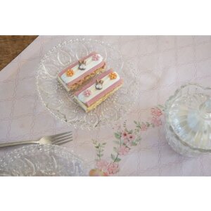 Clayre & Eef 6GL0226 Обеденная тарелка Ø 22 см стеклянная круглая обеденная тарелка