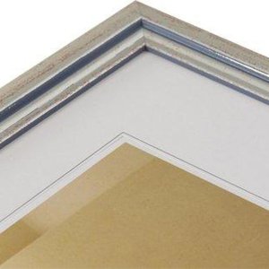 Деревянная рамка Henzo Artos 30x45 см серебряная фоторамка изогнутая лепнина