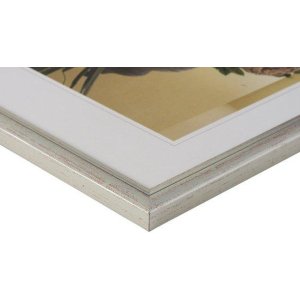 Деревянная рамка Henzo Artos 30x45 см серебряная фоторамка изогнутая лепнина