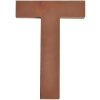 Clayre & Eef Letter T 20 cm Einzelbuchstabe aus Eisen für Wandbefestigung