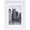 Henzo Kunststoffrahmen METALLICA 13x18 cm Weiß Manhattan-Style mit Passepartout