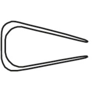 Exacompta Klemmschiene Serodo 25 Stück 6mm schwarz