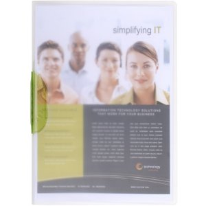 Exacompta Klemmmappe Clip Design PP Colour DIN A4 transparent farbig