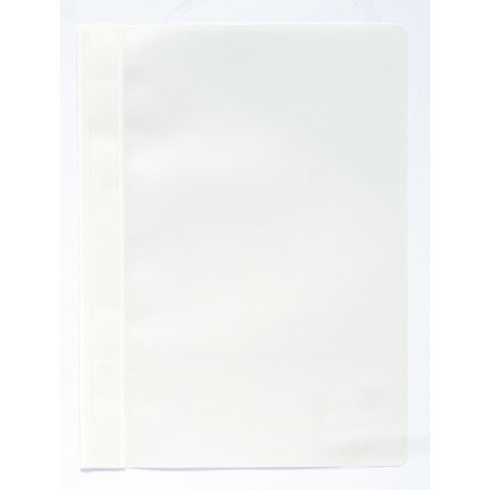 Exacompta 449202B Sichthefter A4 weiß Polypropylen mit Beschriftungsstreifen