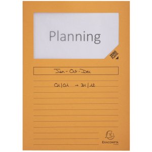 Exacompta Fenstermappen Forever A4 Recyclingkarton 120g Packung mit 10 sortiert