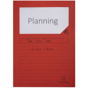 Exacompta Fenstermappen Forever A4 Recyclingkarton 120g Packung mit 10 sortiert