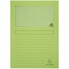 Exacompta Fenstermappen Forever A4 Recyclingkarton 120g Packung mit 10 sortiert