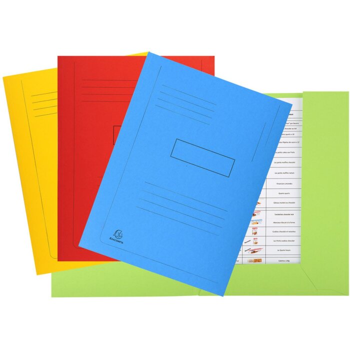 Exacompta FOREVER Aktenmappe sortiert, 24x31,5 cm, farblich sortiert