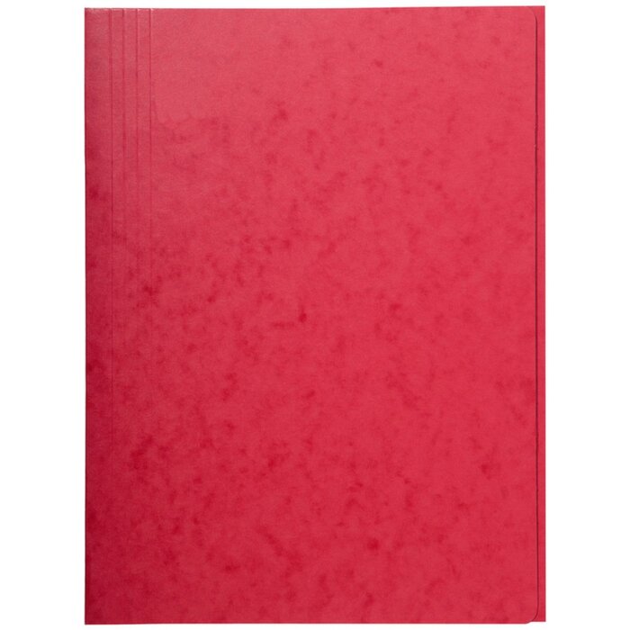 Exacompta Sammelmappe mit 3 Klappen A4 rot 24x32cm
